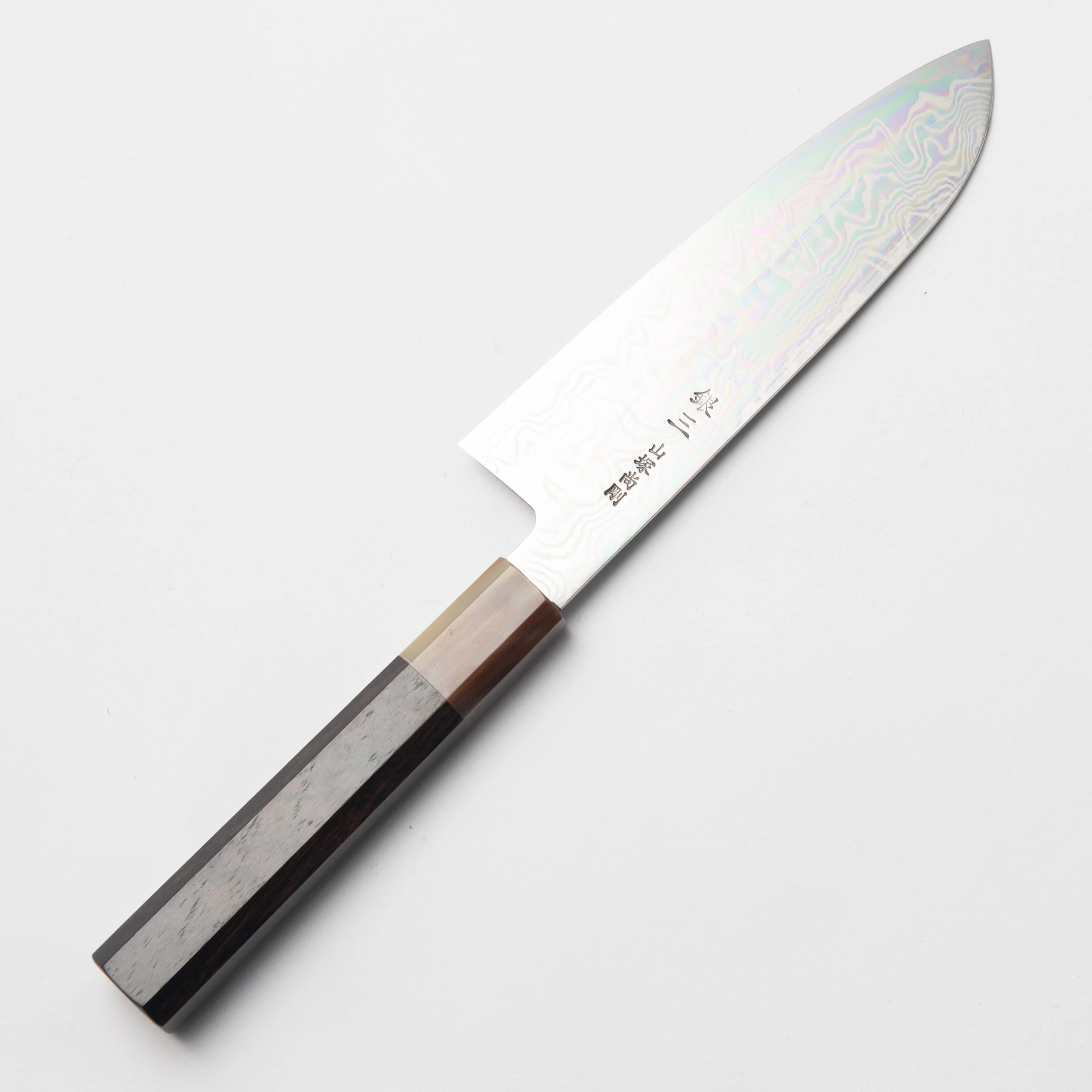Shogo Yamatsuka's Nickel-Damascus steel Santoku 165mm - Image 2