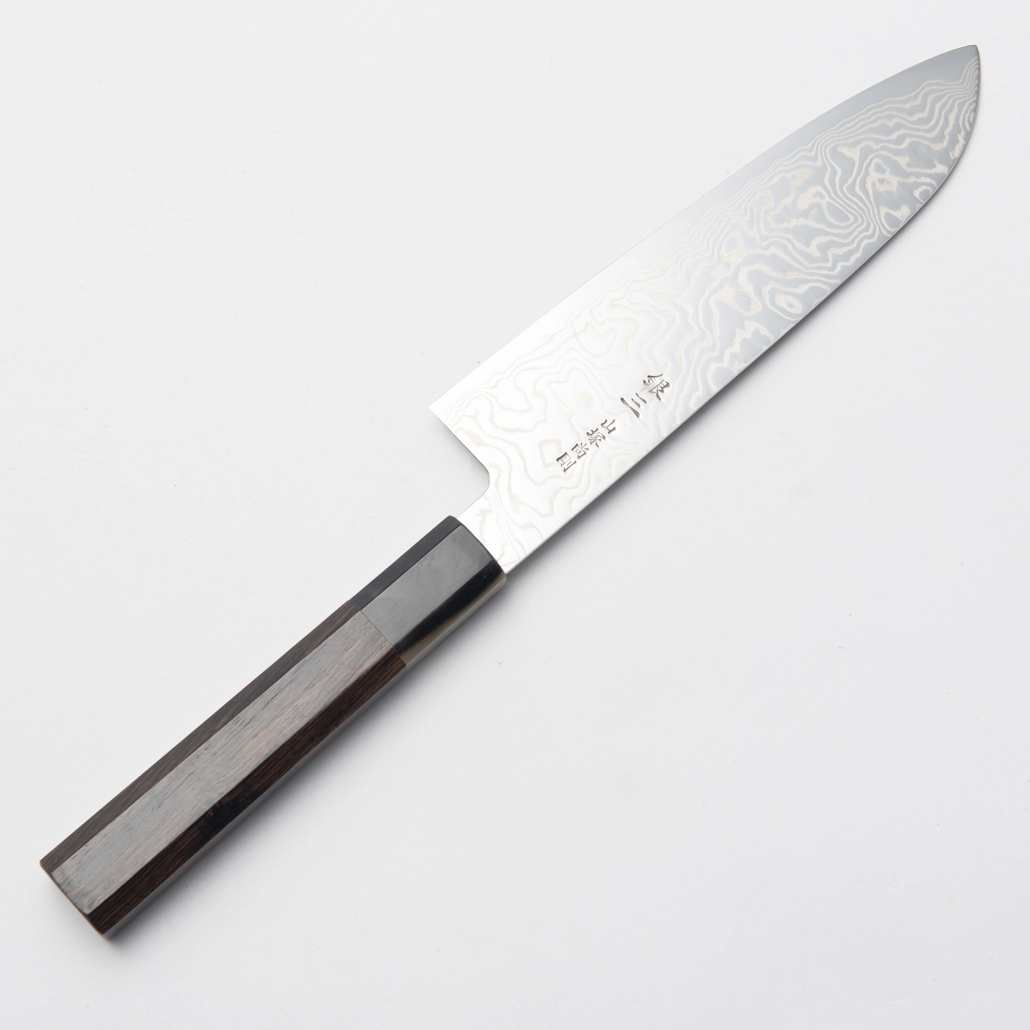 Shogo Yamatsuka's Nickel-Damascus steel Santoku 180mm - Image 2