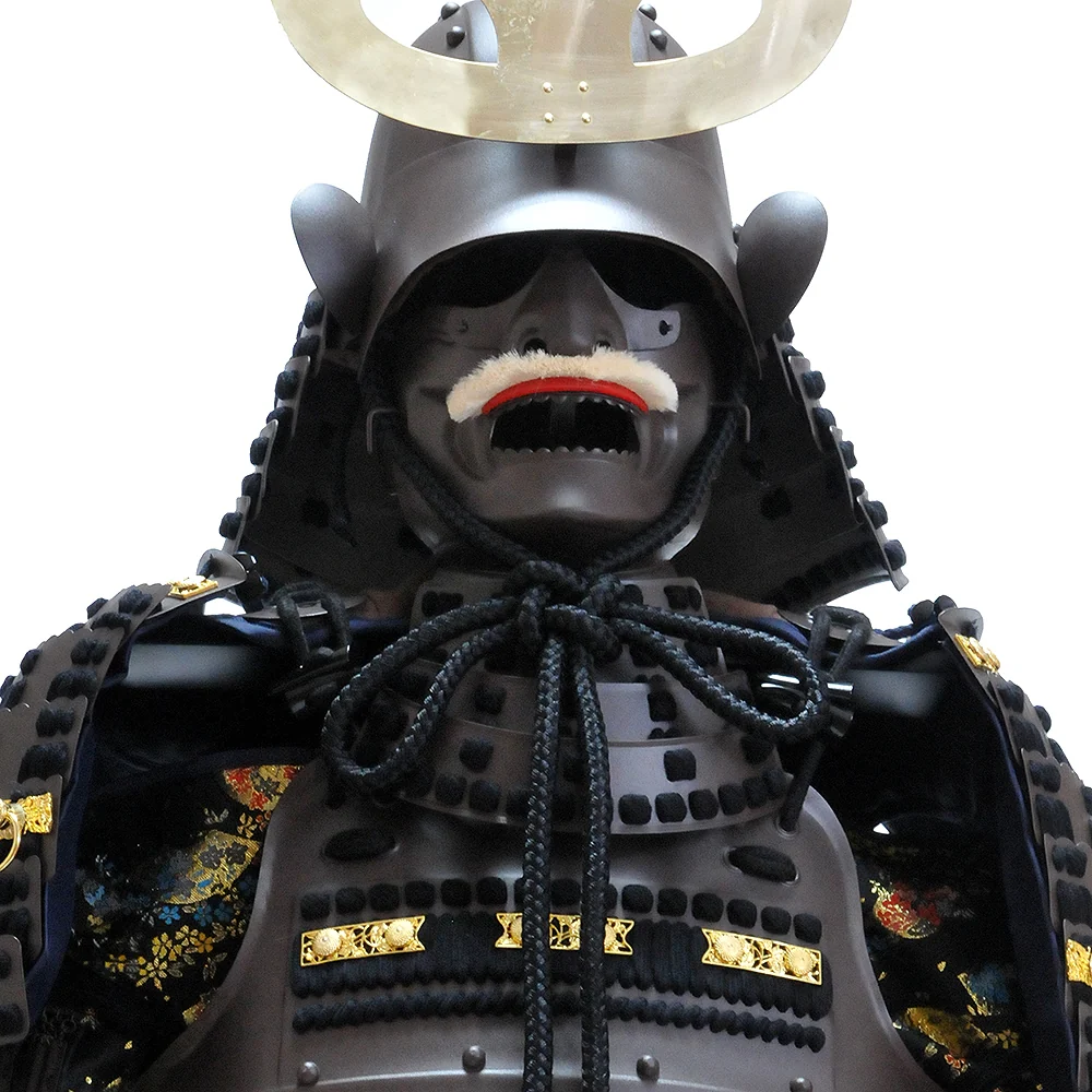 Deluxe Mitsu-kuwagata Maedate Kabuto Okegawa Nimaido Gusoku Yoroi - Image 2