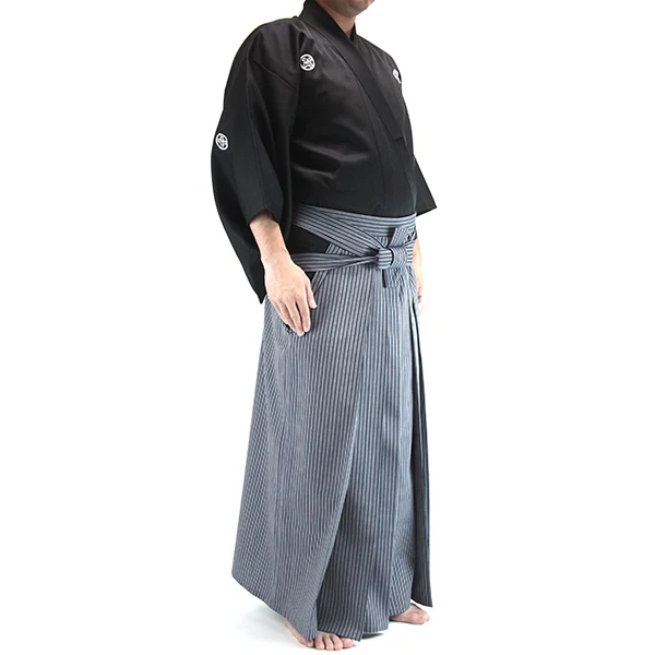 Embu Uniform Set - Heian Tailors Dogi & Striped Hakama Set - Image 4