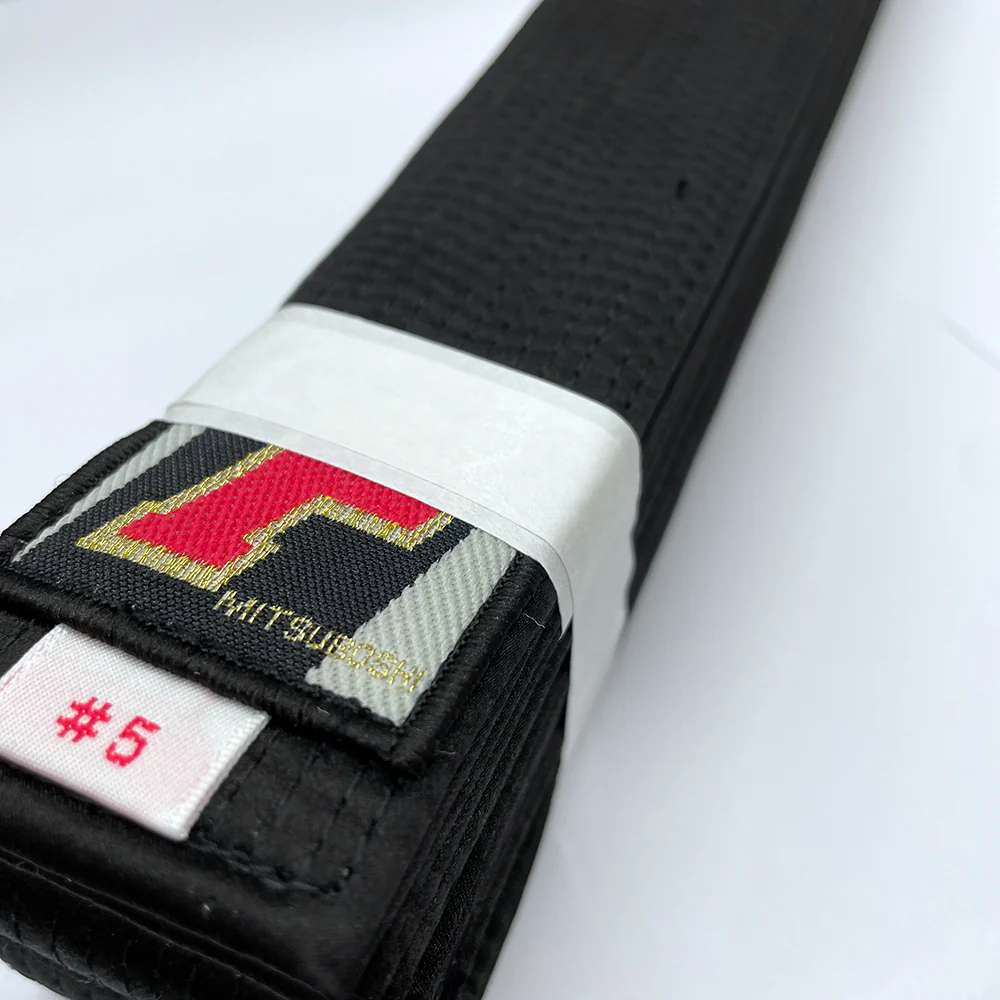 Genuine Silk Black Belt - Image 4
