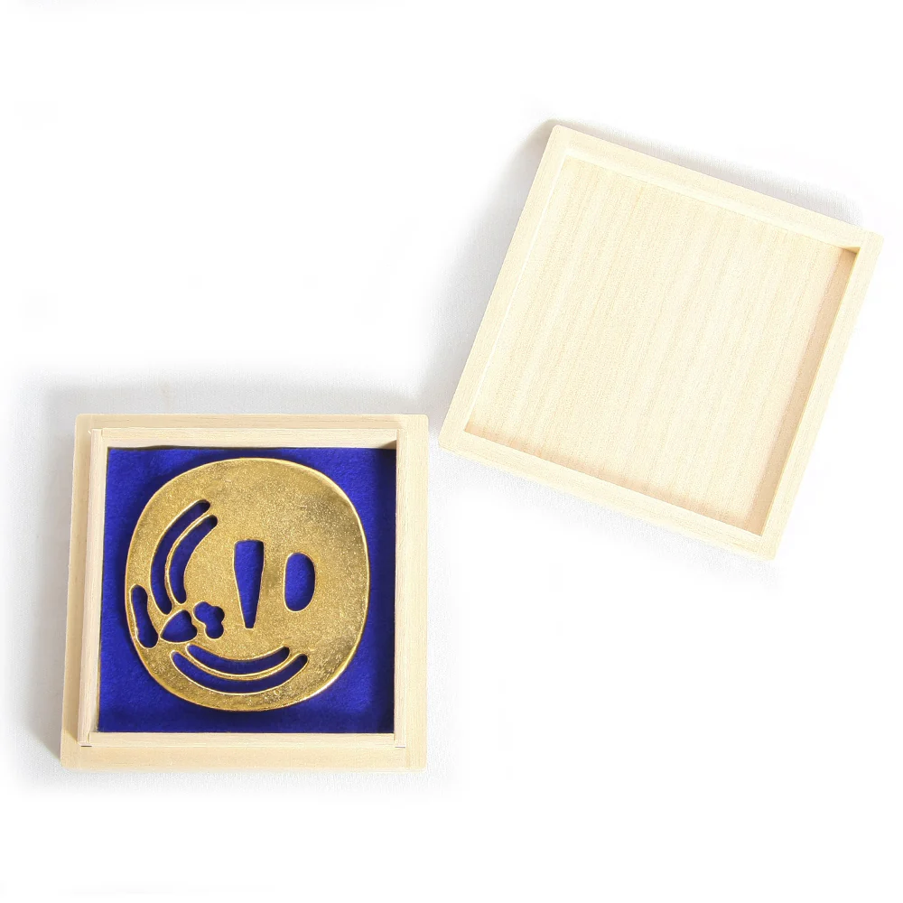 Gold Plated 925 Sterling Silver Tombo Tsuba - Image 4