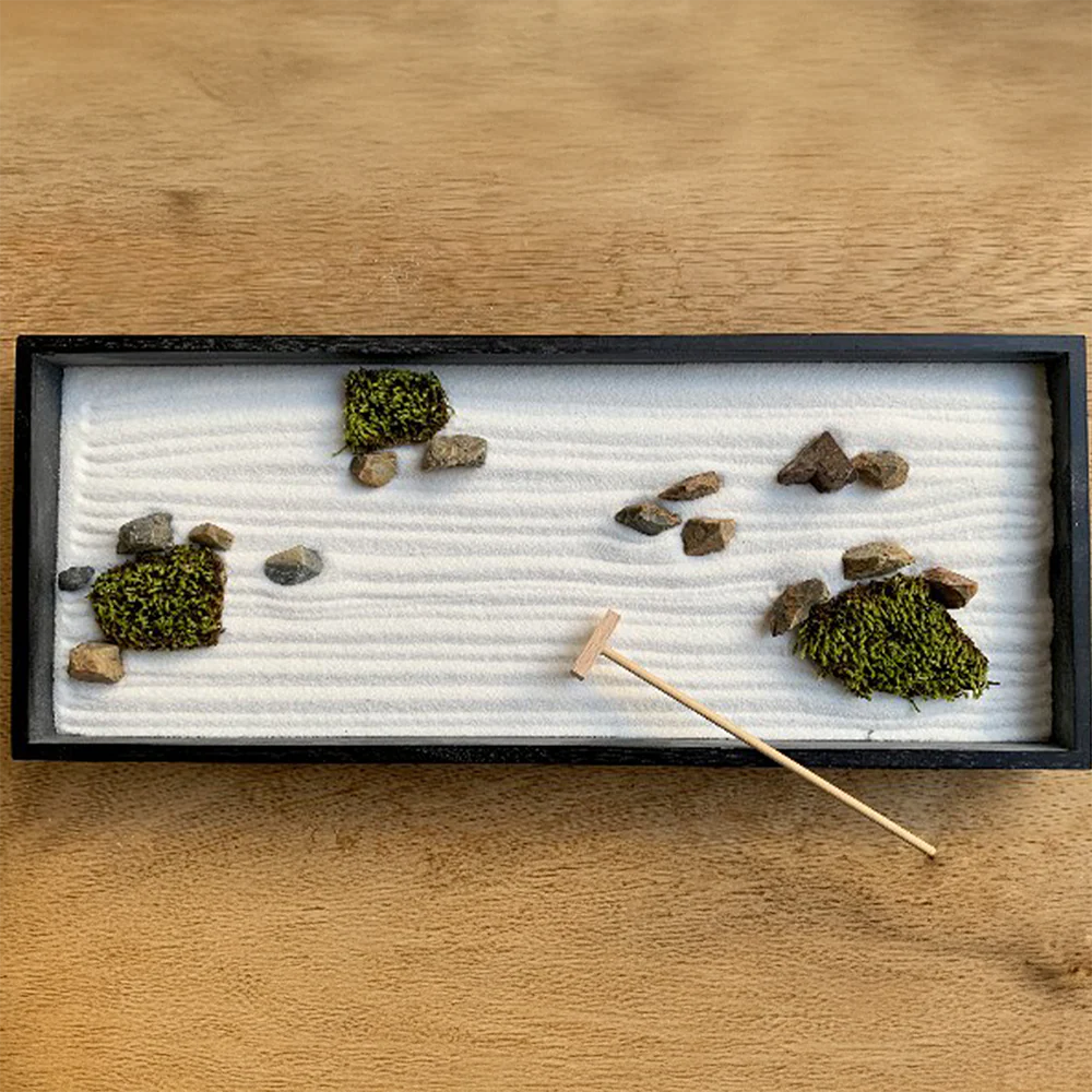 Karesansui - Zen Garden Miniature Kit - Ryoanji Temple - Image 2