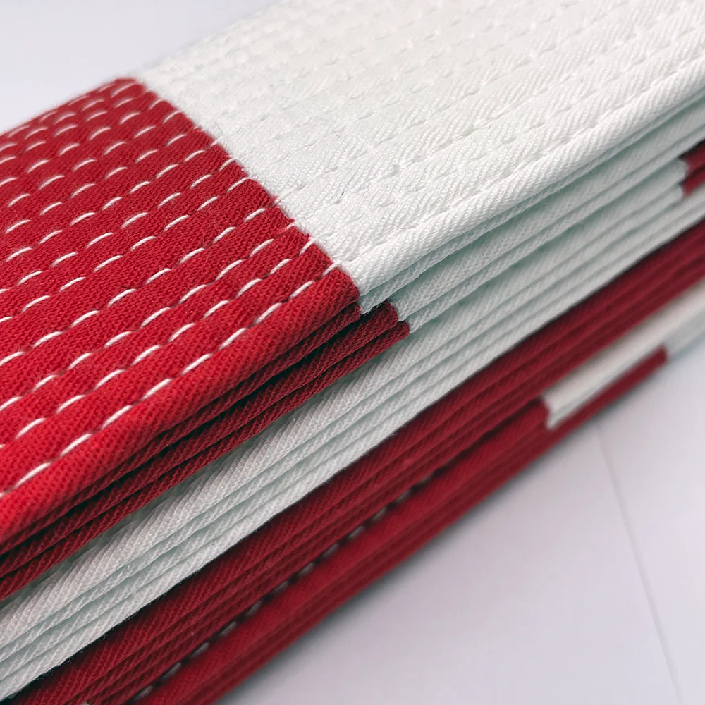 Mitsuboshi J135 Red & White Belt - Image 4