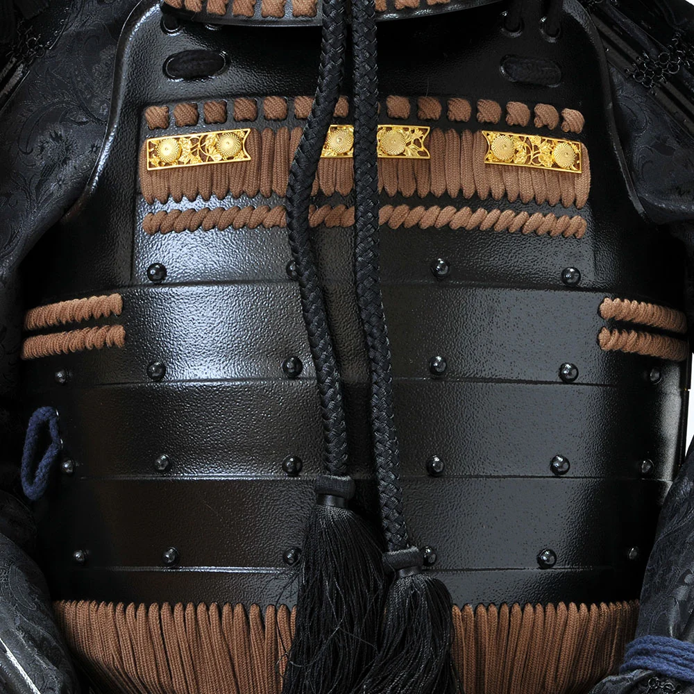 Momo-nari Dai-wakitate Kabuto Nimaido Gusoku Yoroi Armor - Image 11