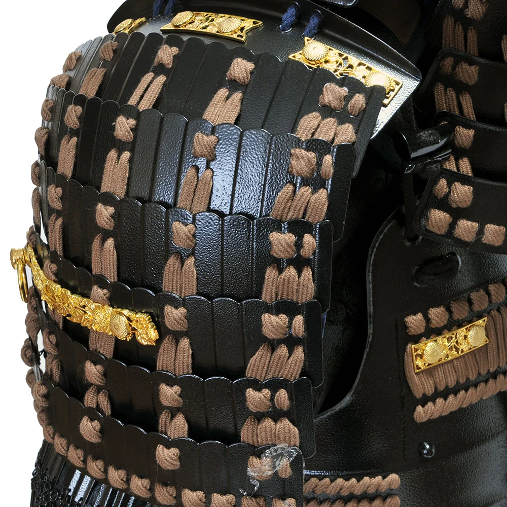 Momo-nari Dai-wakitate Kabuto Nimaido Gusoku Yoroi Armor - Image 13