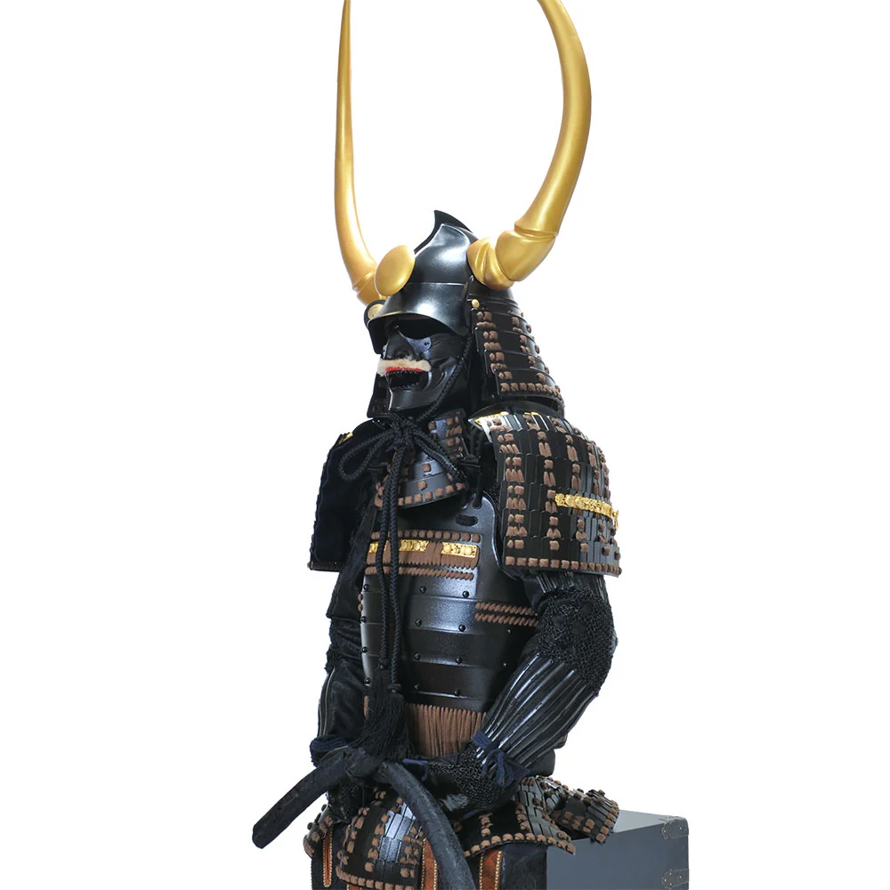 Momo-nari Dai-wakitate Kabuto Nimaido Gusoku Yoroi Armor - Image 2