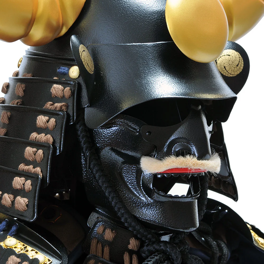 Momo-nari Dai-wakitate Kabuto Nimaido Gusoku Yoroi Armor - Image 6