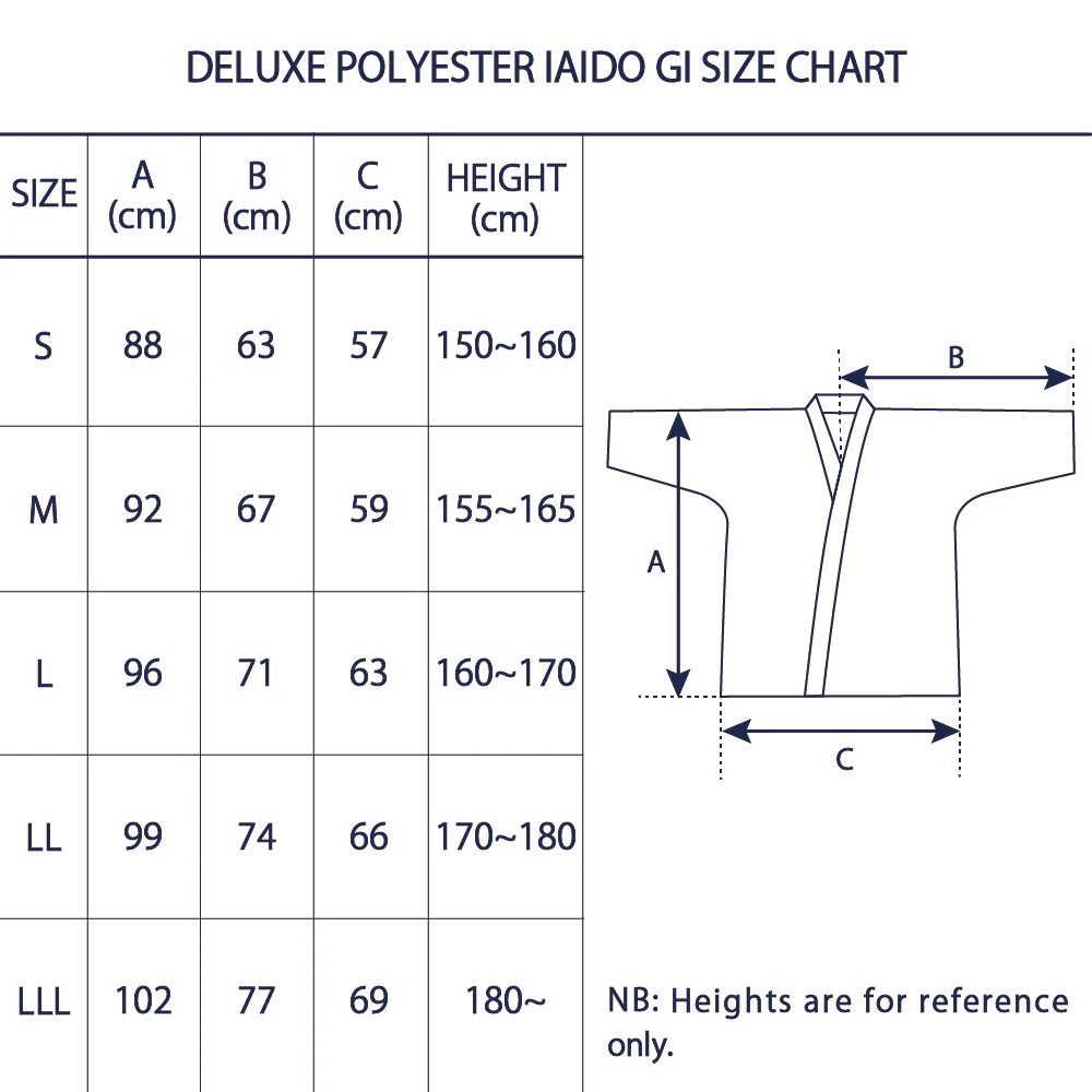 New Deluxe Polyester Iaido Gi - Image 5