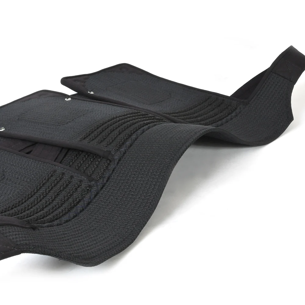 Panther - 6mm Fit-stitch Black Tetknit Kendo Tare - Image 3