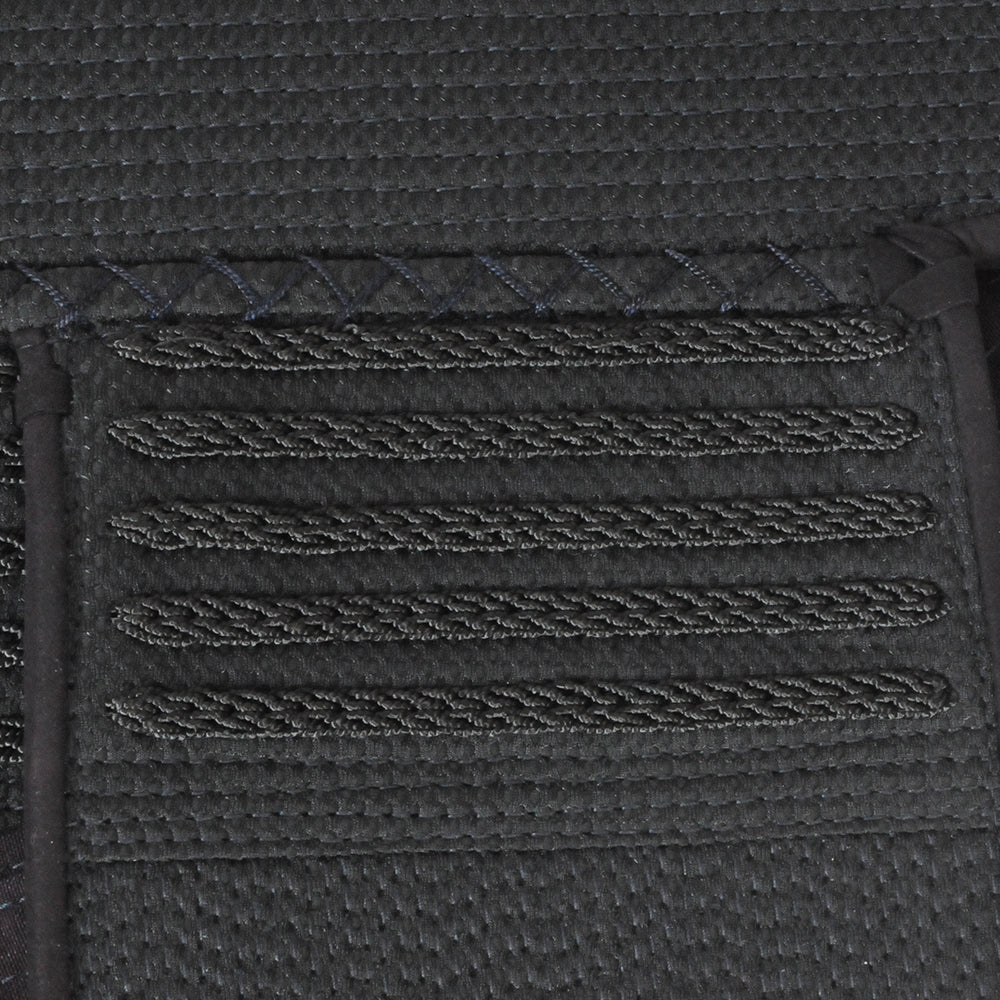 Panther - 6mm Fit-stitch Black Tetknit Kendo Tare - Image 5