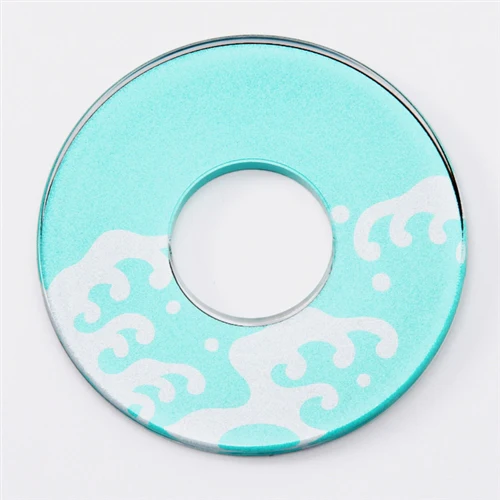 Patterned Plastic Shinai Tsuba - Image 4