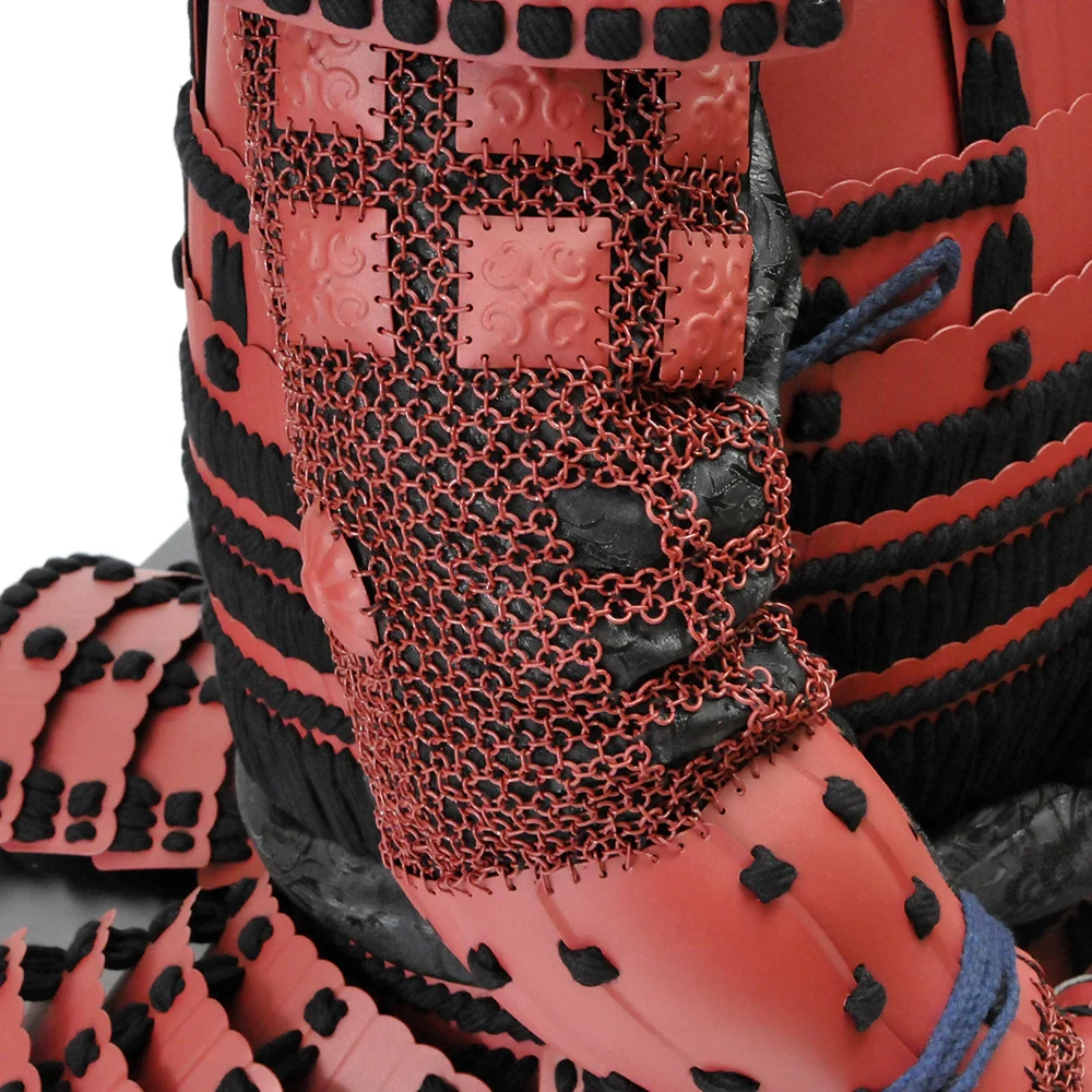 Premium Mitsu-kuwagata Maedate 16-ken Suji Kabuto Iyozane Nimaido Gusoku Yoroi - Image 19