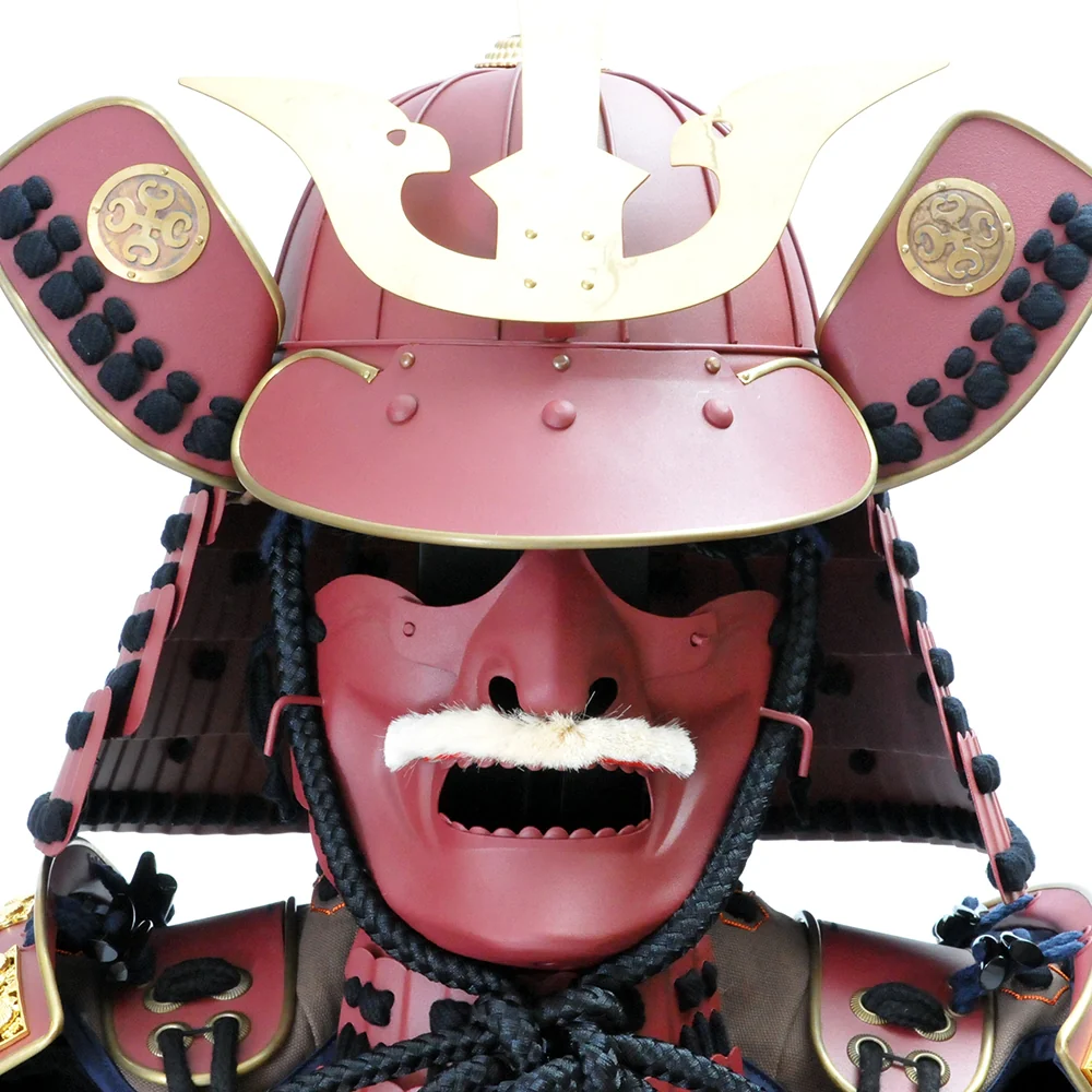Premium Mitsu-kuwagata Maedate 16-ken Suji Kabuto Iyozane Nimaido Gusoku Yoroi - Image 2