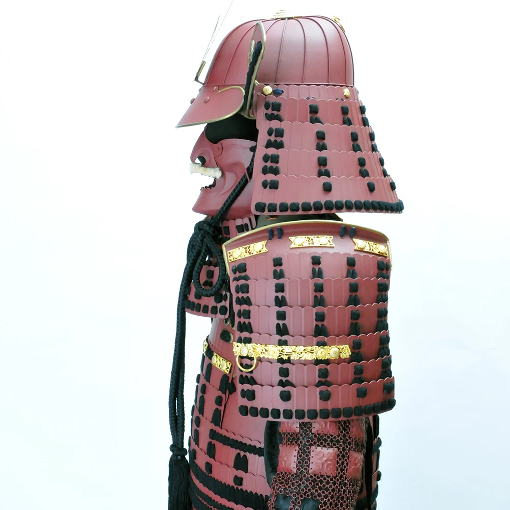 Premium Mitsu-kuwagata Maedate 16-ken Suji Kabuto Iyozane Nimaido Gusoku Yoroi - Image 24