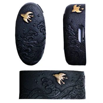 Satsuma Namichidori Fuchi & Kashira - Image 2