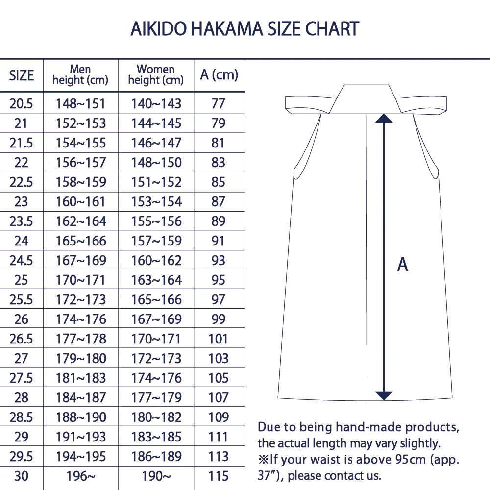 AH900 - Take Deluxe Cotton Aikido Hakama - Image 17