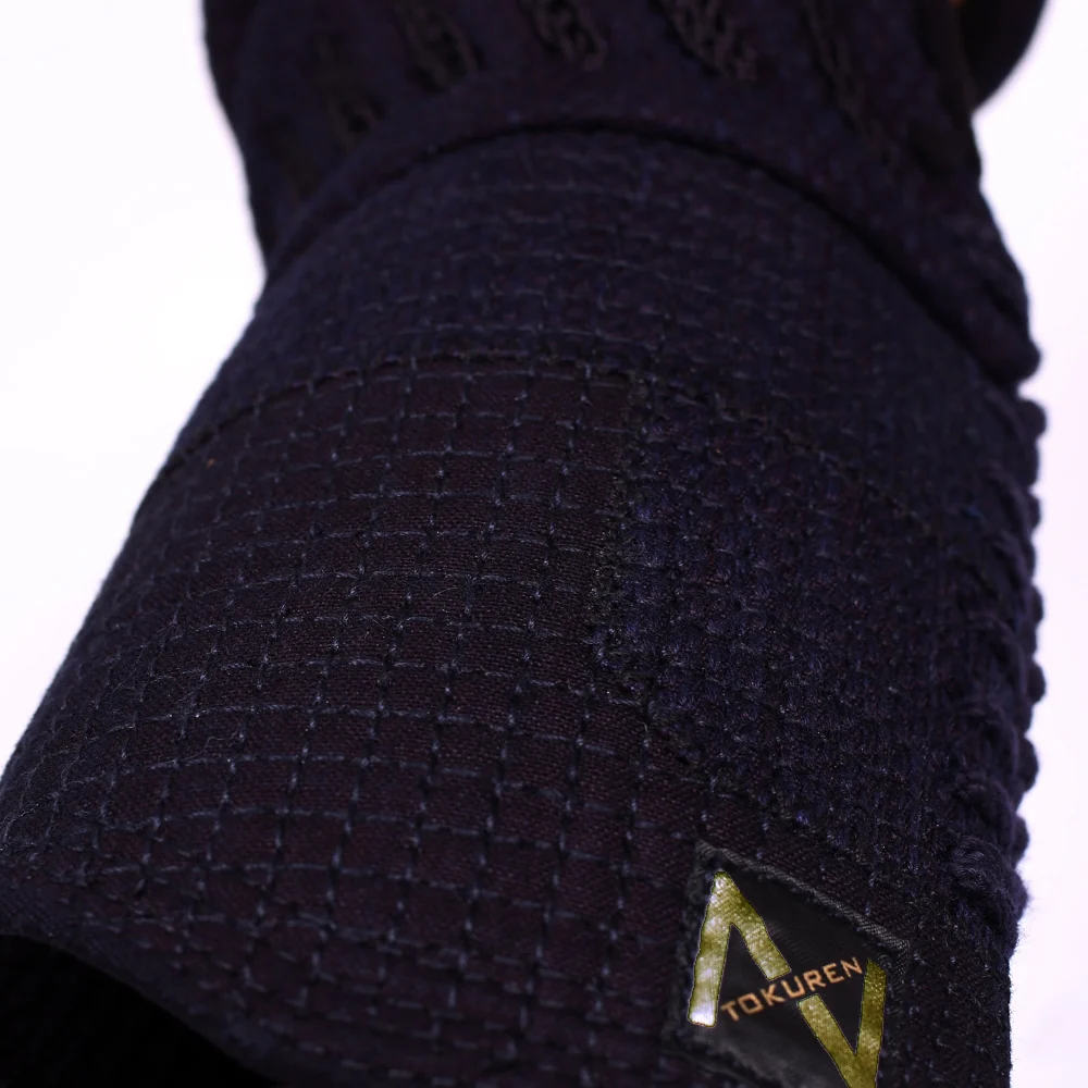 Tokuren Gold - Jissengata 6mm Cross-stitch Orizashi Kote - Image 4