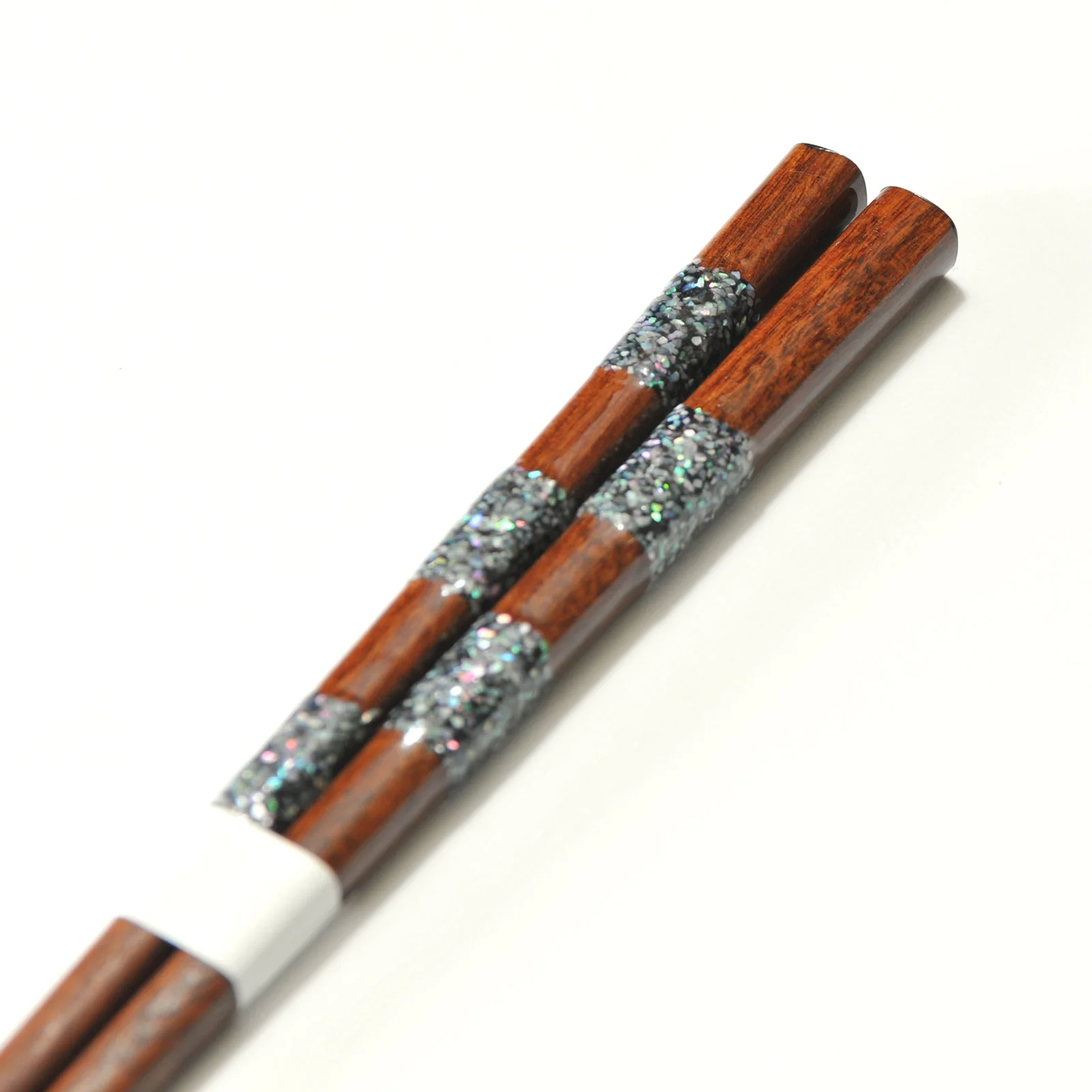 Wakasa Lacquer Chopsticks - Kai ichimatsu - 23cm - Image 2